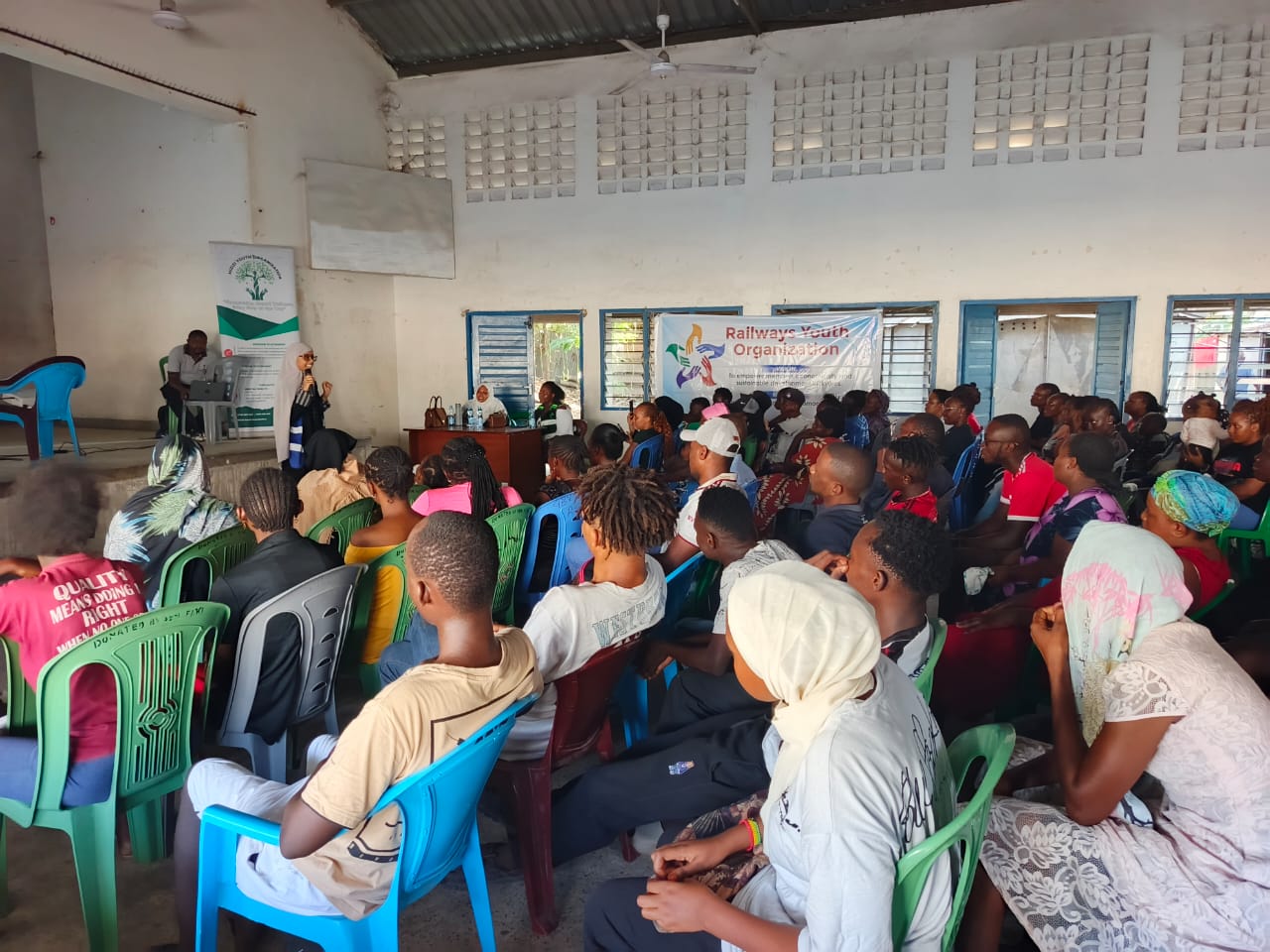 Community participants in an Ustawi Minds activity